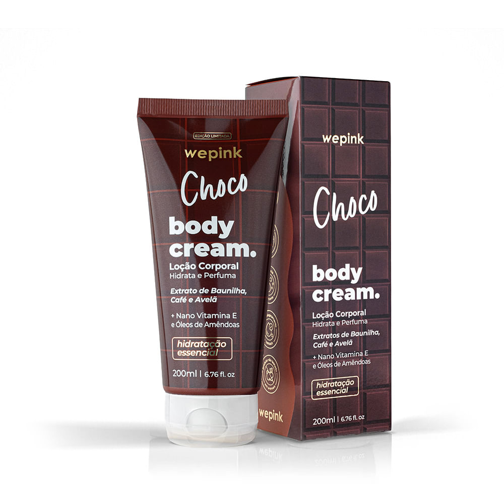 Body Cream Choco Desodorante Hidratante 200ml - Wepink