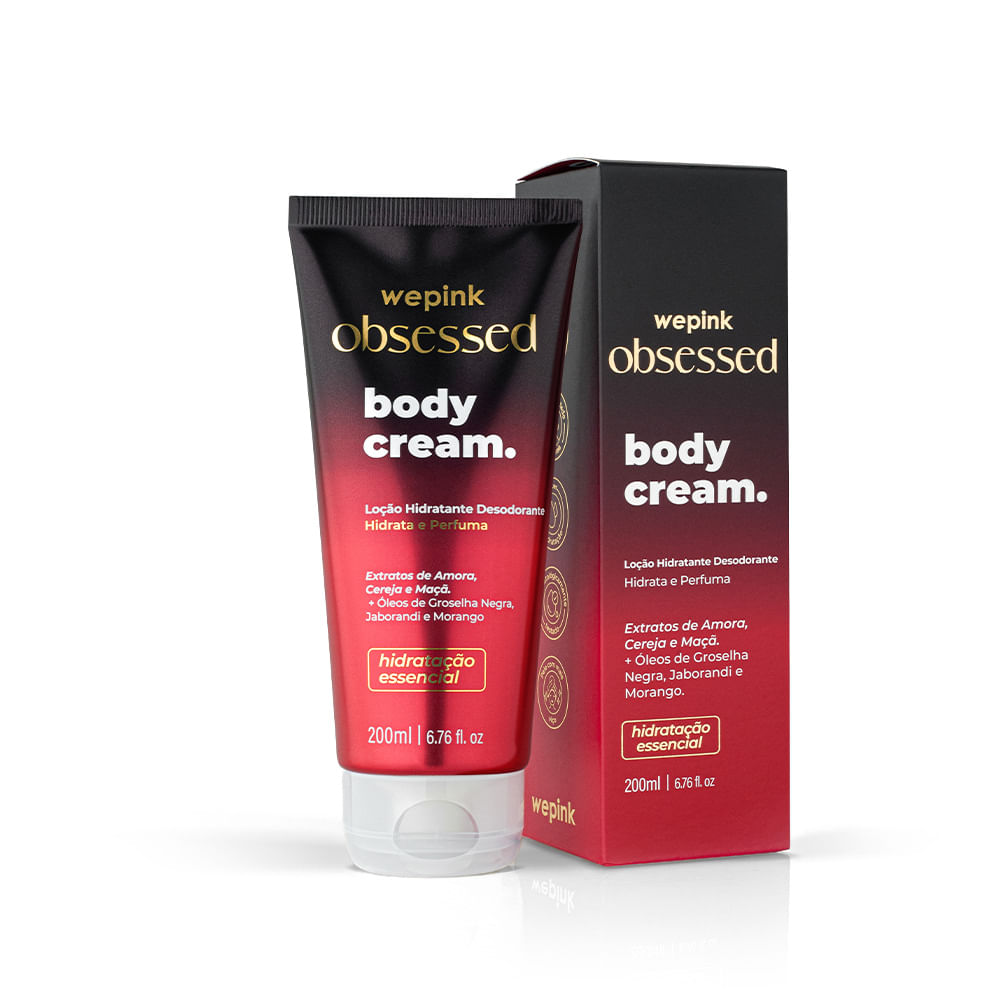 Body Cream Obsessed Desodorante Hidratante 200ml - Wepink