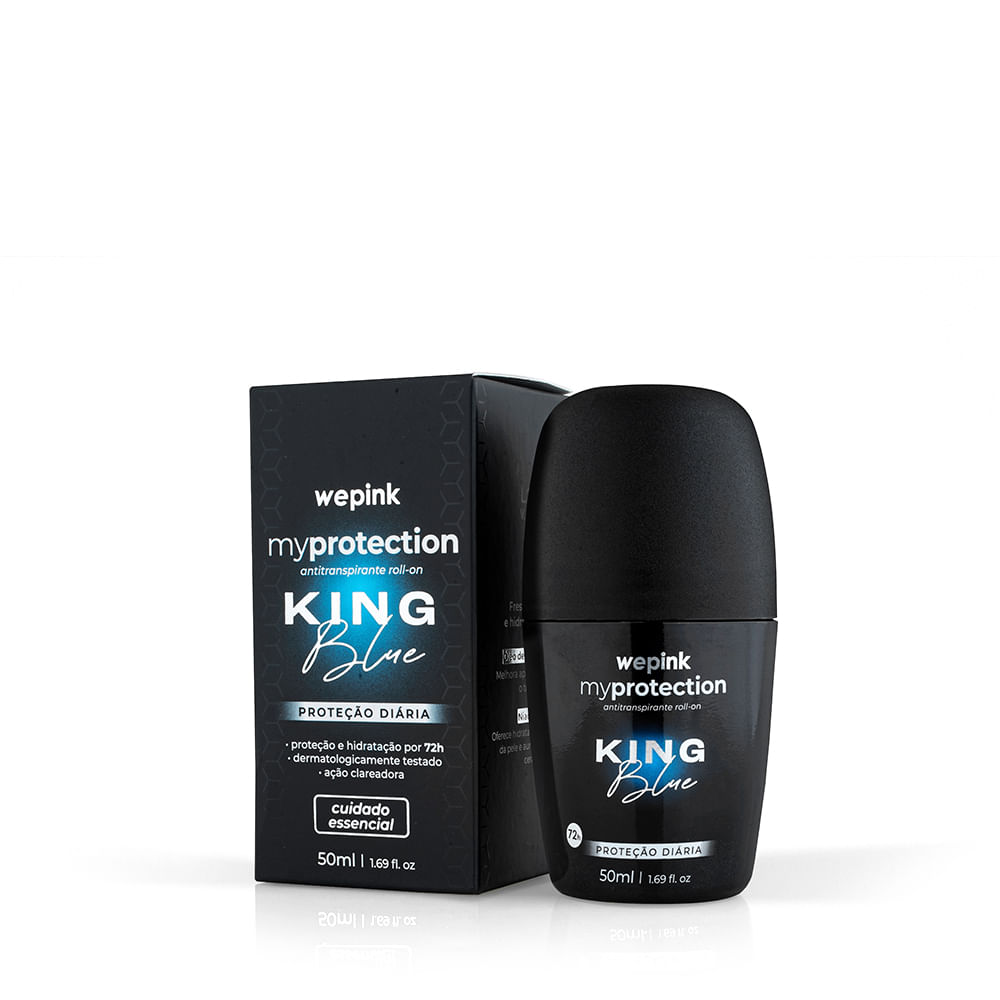 Desodorante Antitranspirante Roll-on King Blue 50ml- Wepink