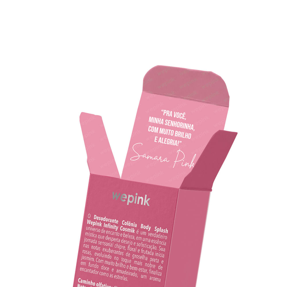 Body Splash Infinity Cosmik Desodorante Colônia 200ml