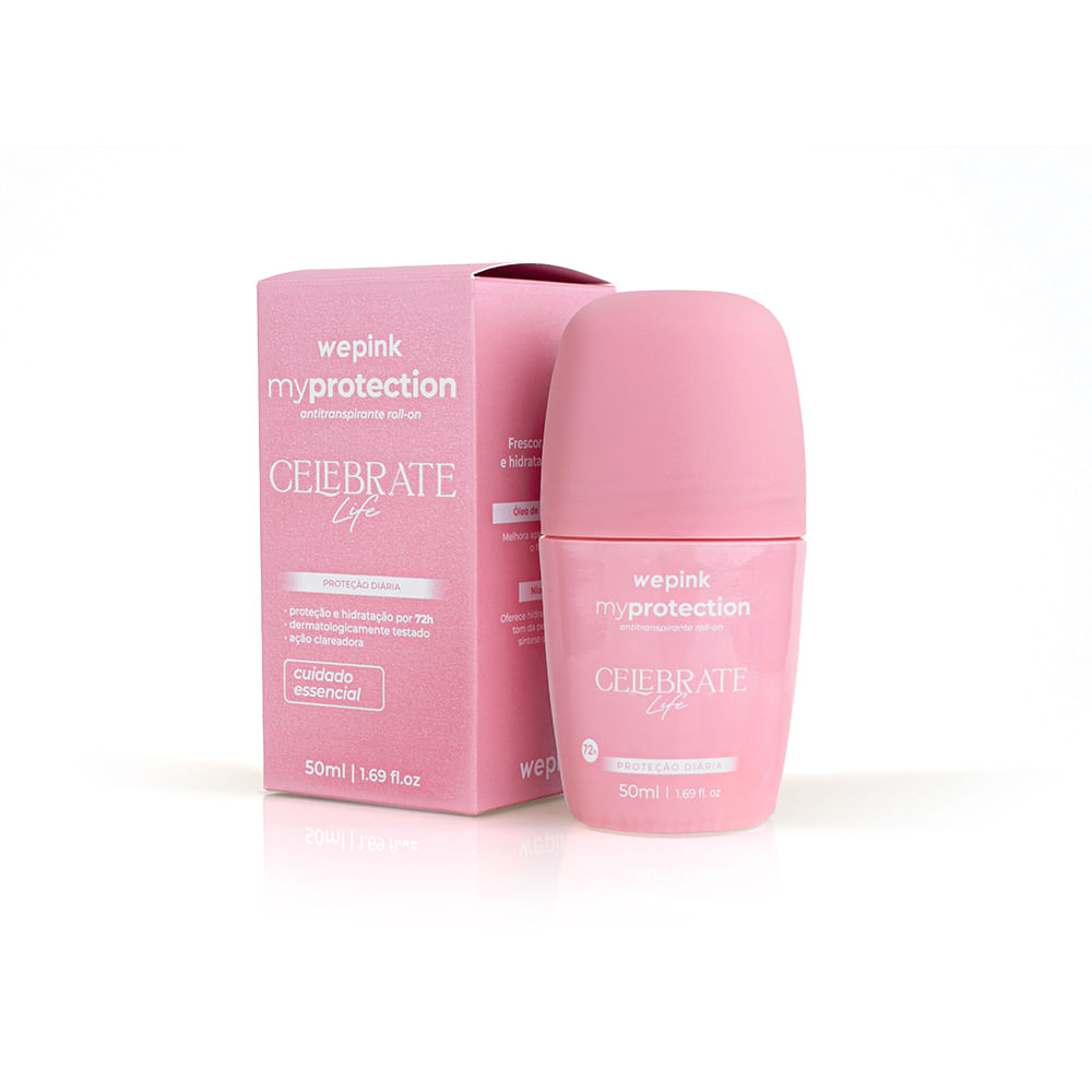 Desodorante Antitranspirante Roll-on Celebrate Life 50ml - Wepink