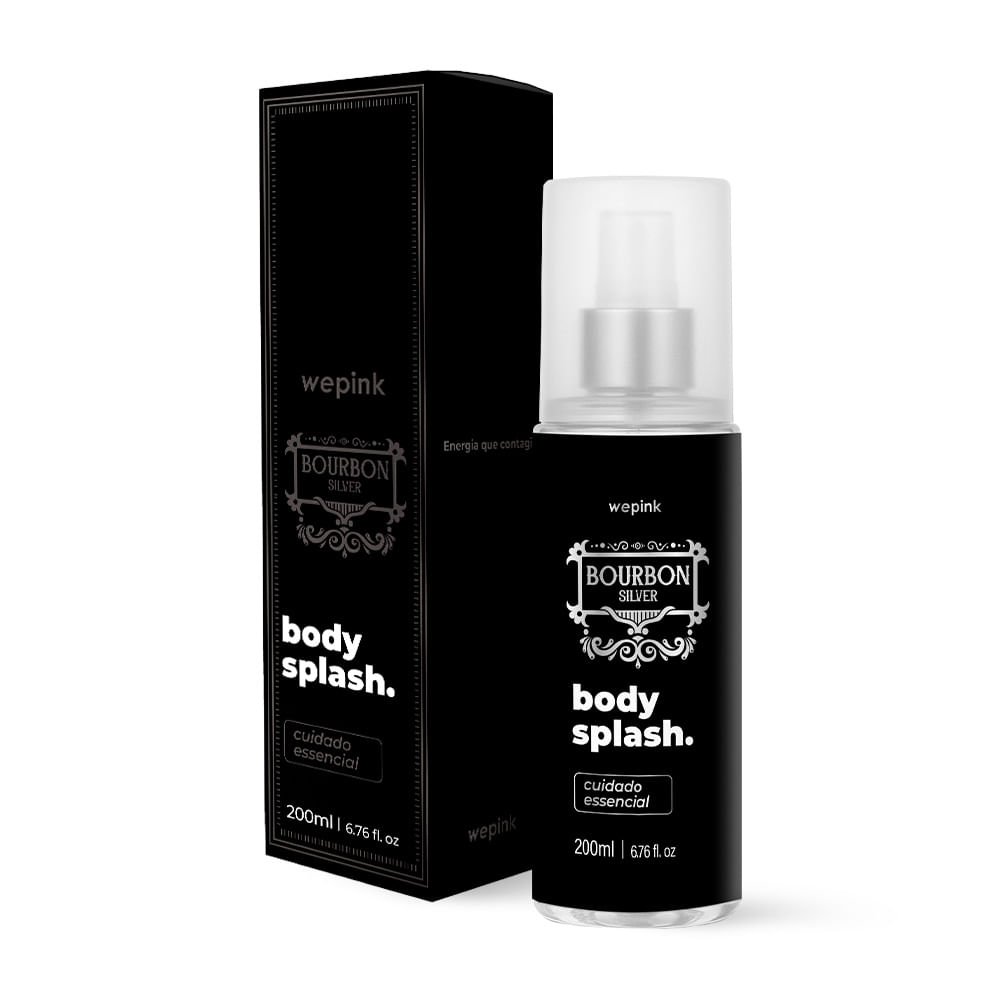 Body Splash Bourbon Silver Desodorante Colônia 200ml - Wepink