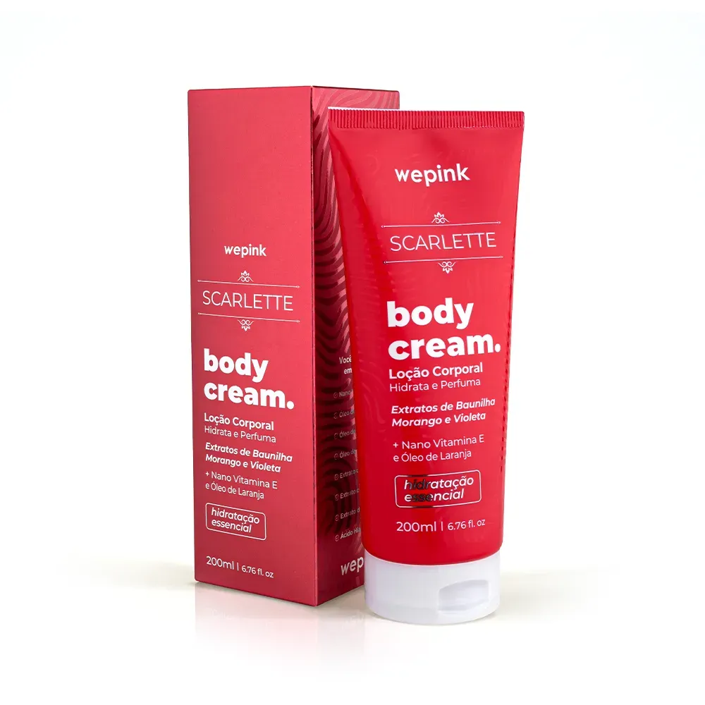 Body Cream Scarlette Desodorante Hidratante 200ml - Wepink