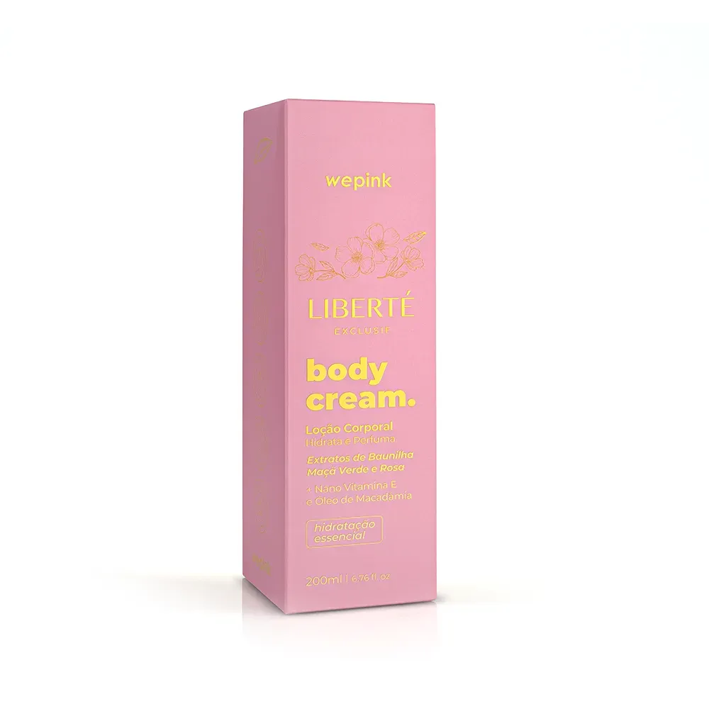 Body Cream Liberté Exclusif Desodorante Hidratante 200ml