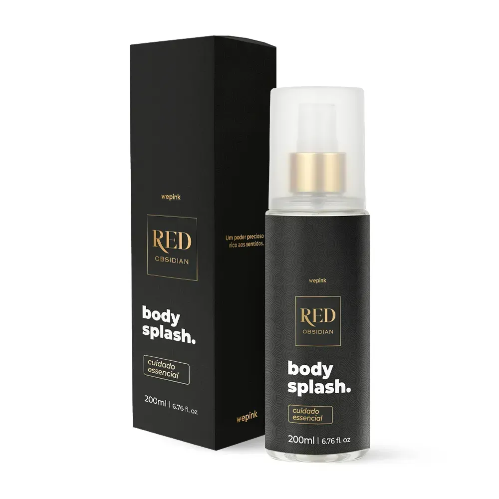 Body Splash Red Obsidian Desodorante Colônia 200ml