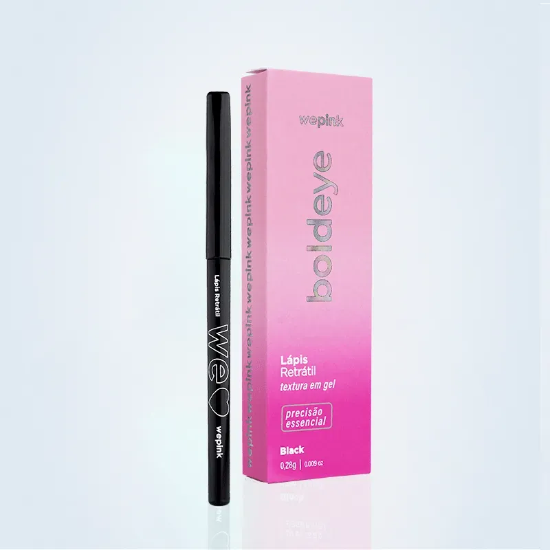Lápis Retrátil Boldeye All Black 0,28g