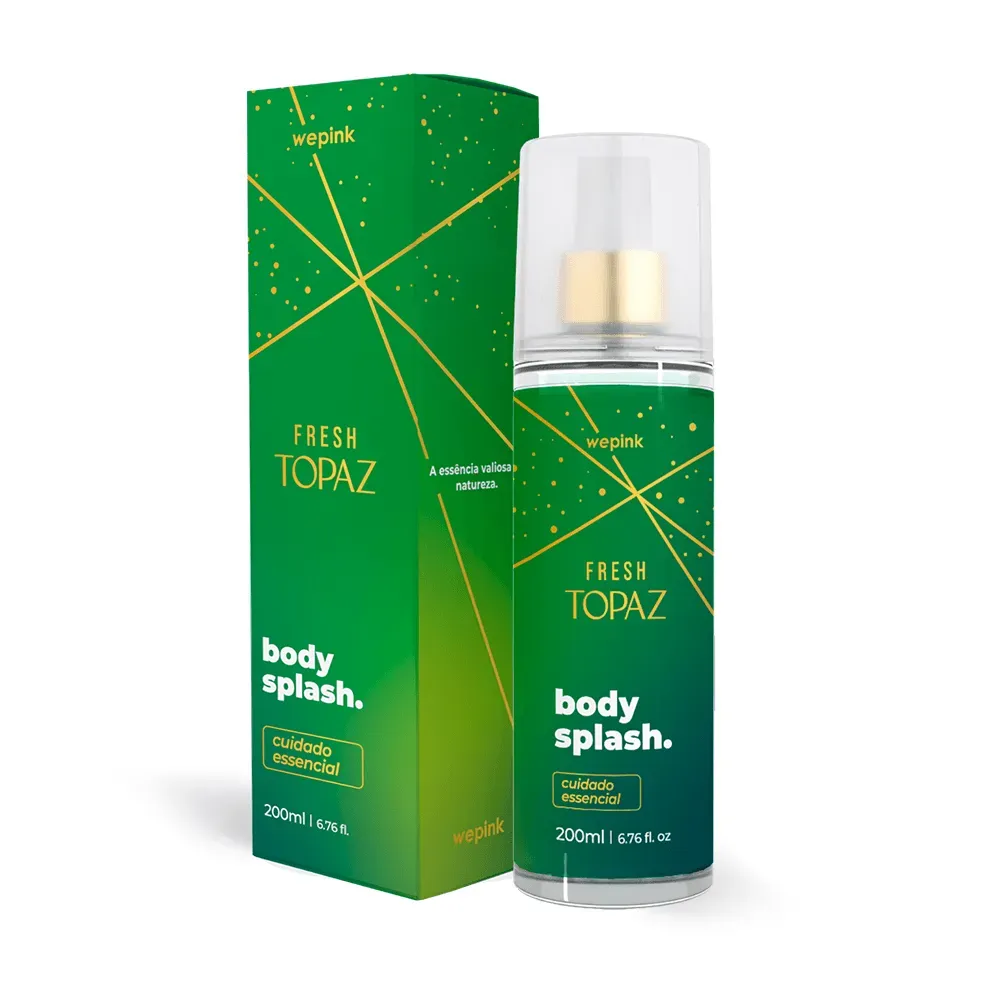 Body Splash Fresh Topaz Desodorante Colônia 200ml