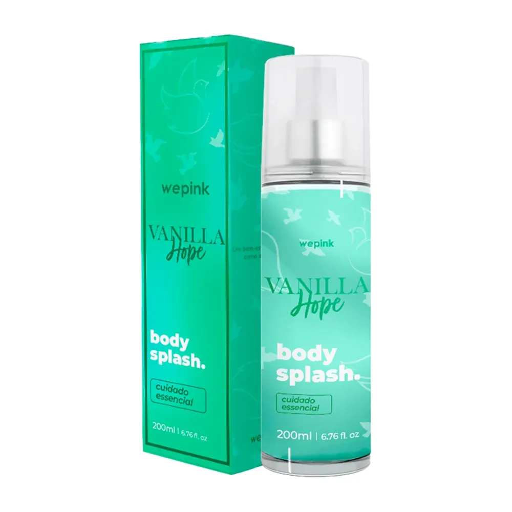 Body Splash Vanilla Hope Desodorante Colônia 200ml