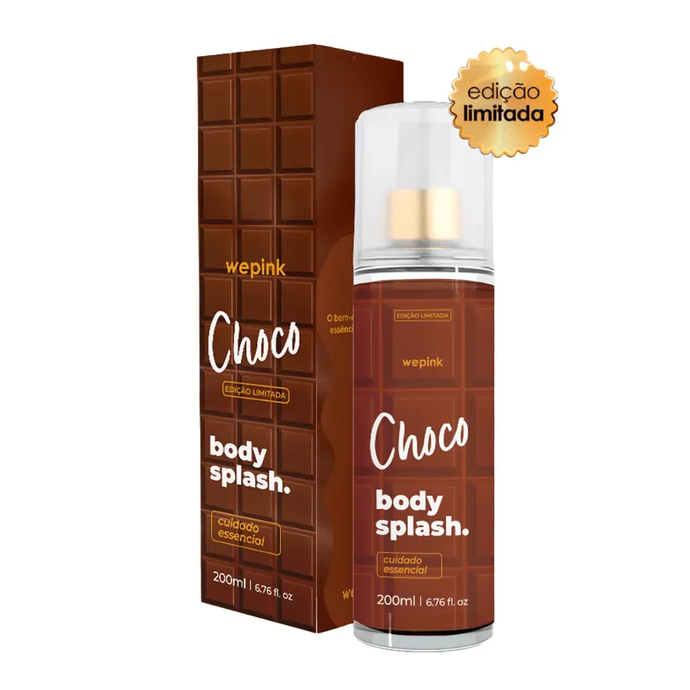 Body Splash Choco Desodorante Colônia 200ml - Wepink