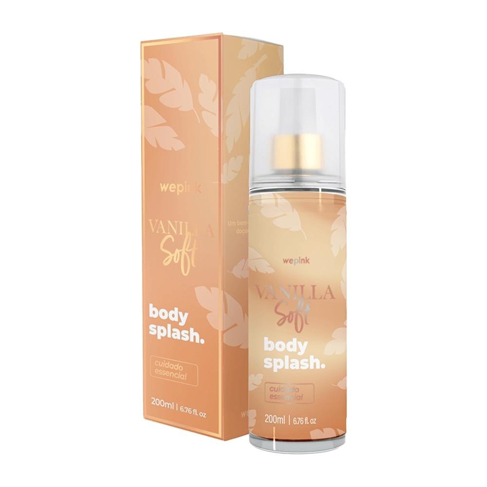 Body Splash Vanilla Soft Desodorante Colônia 200ml - Wepink