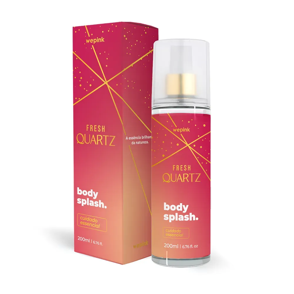 Body Splash Fresh Quartz Desodorante Colônia 200ml