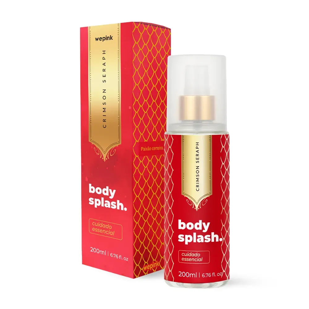 Body Splash Crimson Seraph Desodorante Colônia 200ml - Wepink