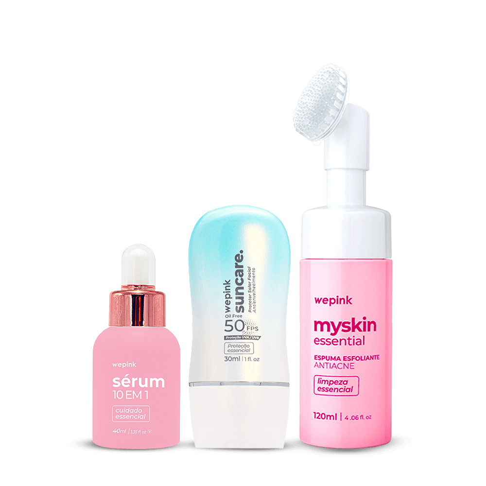 Kit Myskin + Sérum 10 em 1 + Protetor Solar