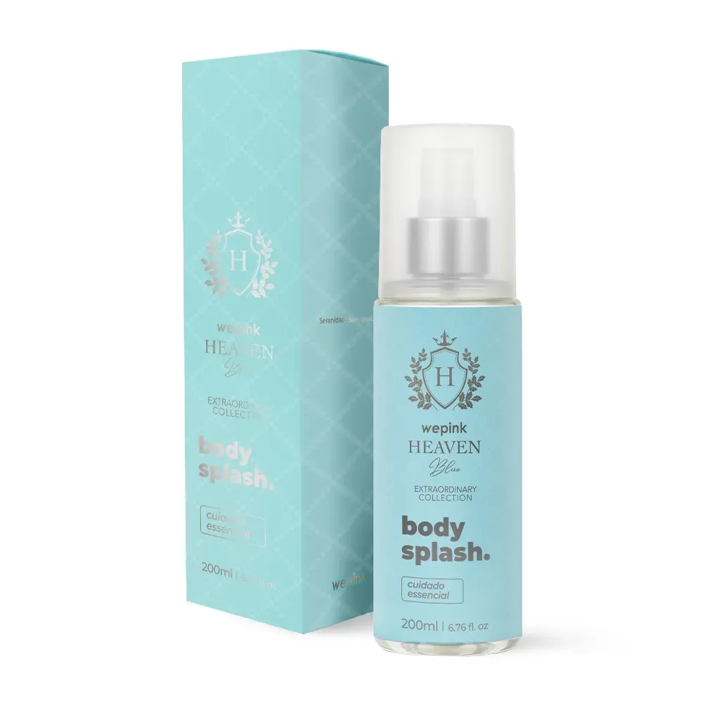 Body Splash Heaven Blue Desodorante Colônia 200ml - Wepink