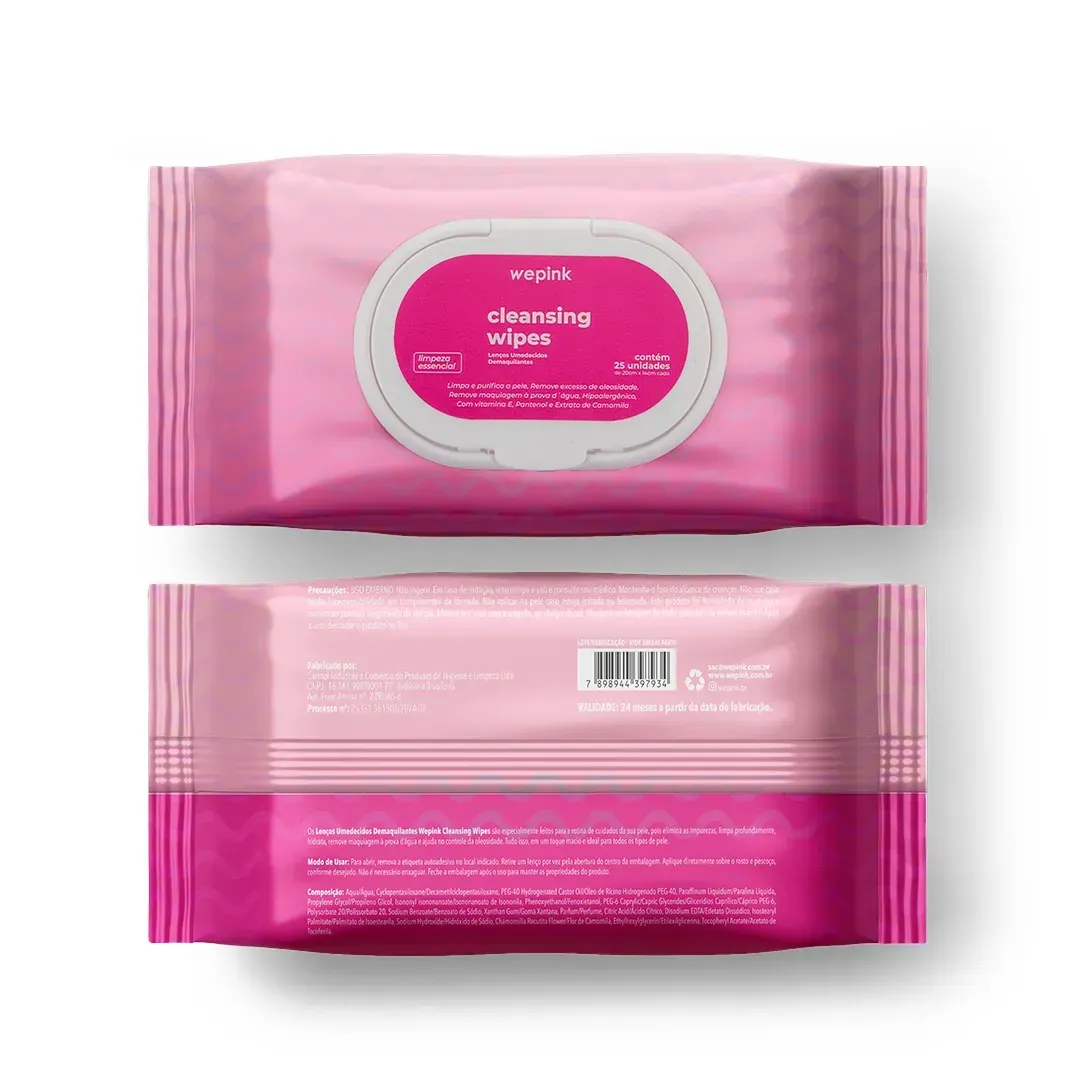 Cleansing Wipes Lenço Umedecido Demaquilante 25 un.