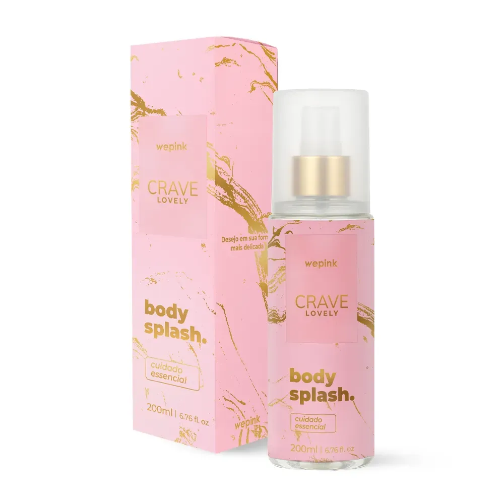 Body Splash Crave Lovely Desodorante Colônia 200ml