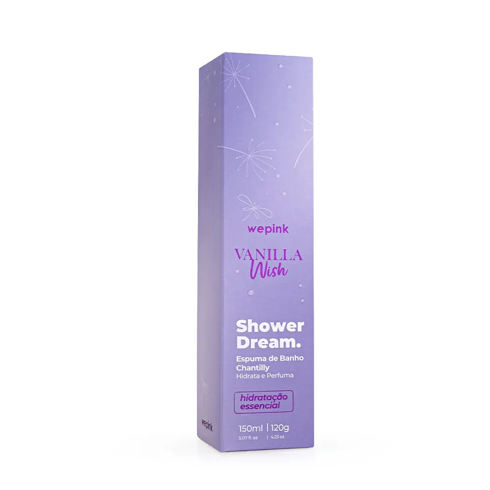 Espuma de Banho Shower Dream Vanilla Wish 150ml