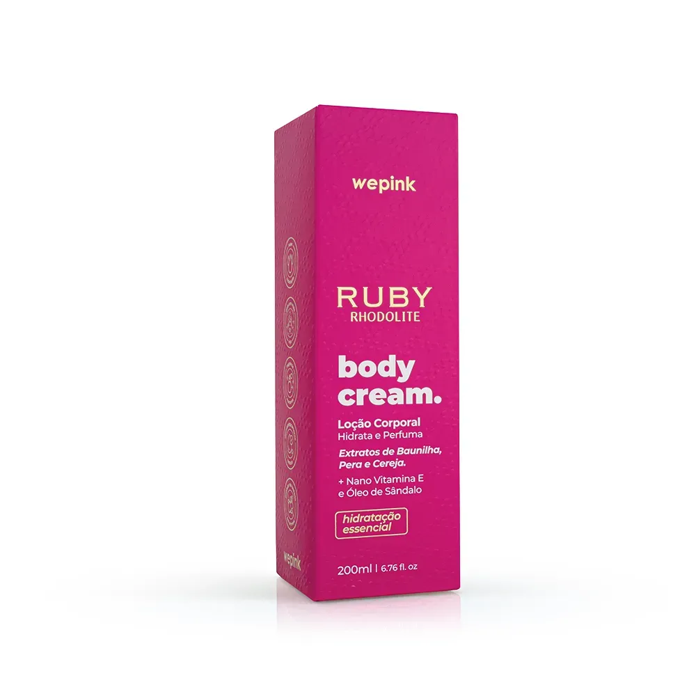 Body Cream Ruby Rhodolite Desodorante Hidratante 200ml