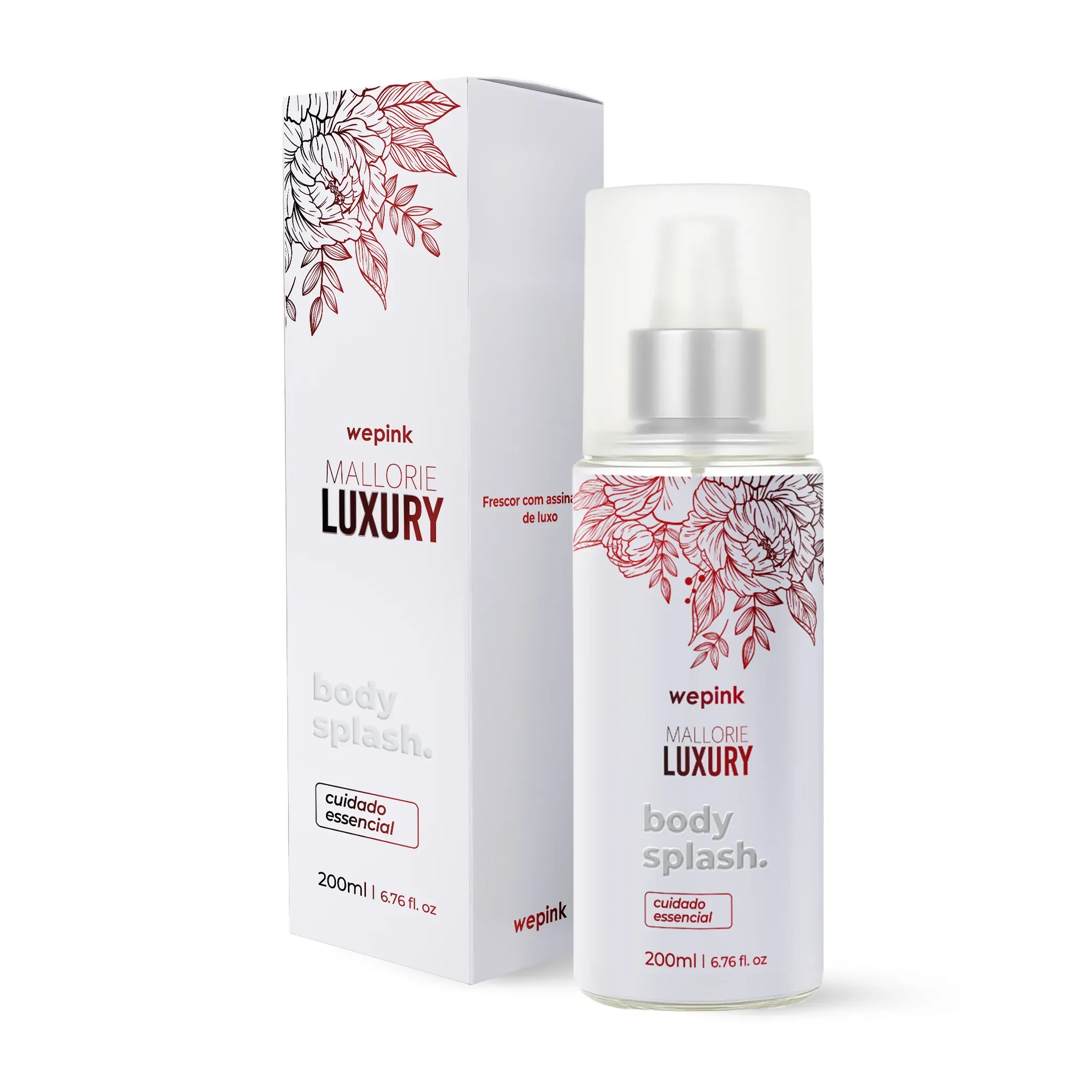 Body Splash Mallorie Luxury Desodorante Colônia 200ml - Wepink