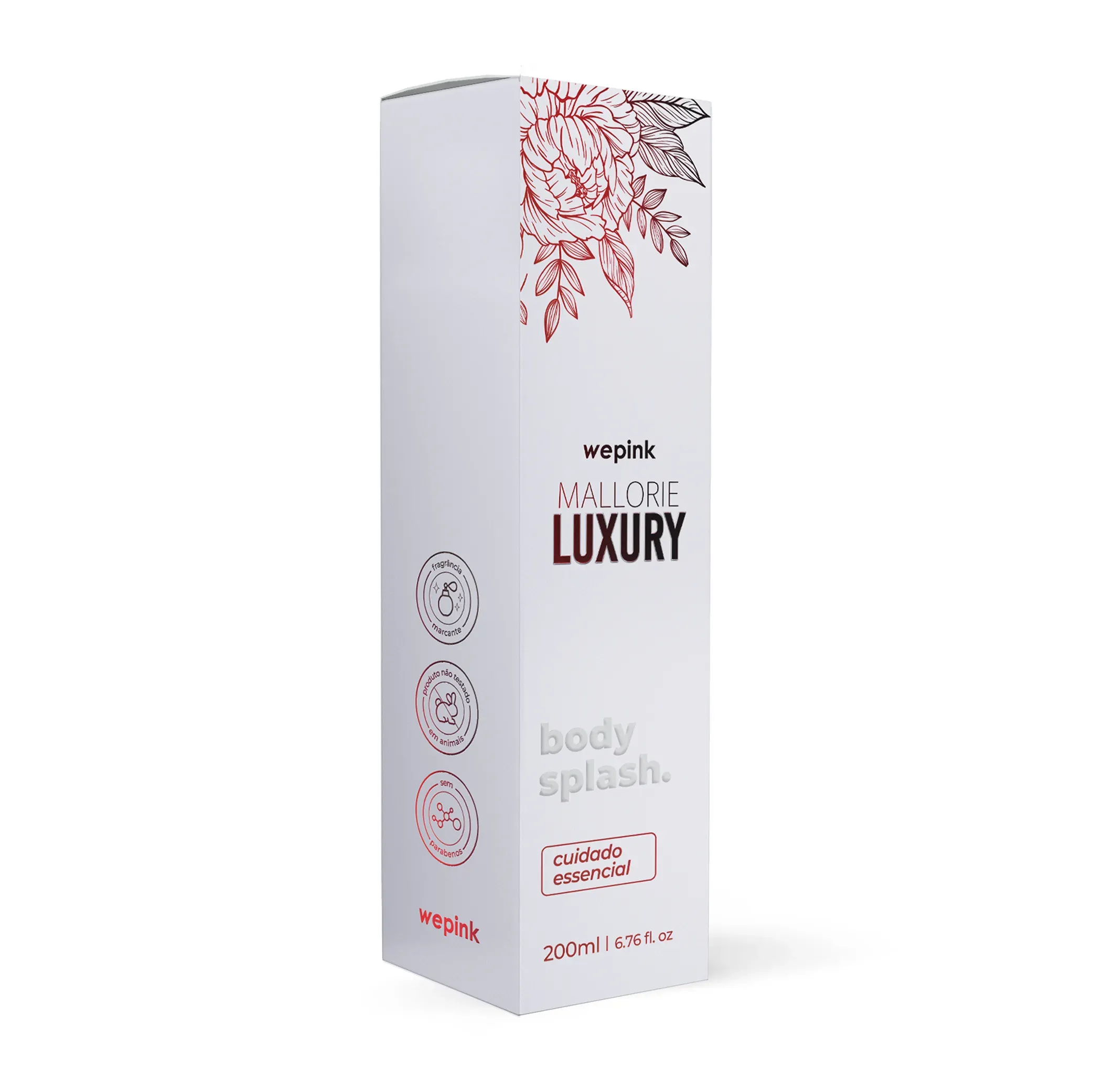 Body Splash Mallorie Luxury Desodorante Colônia 200ml