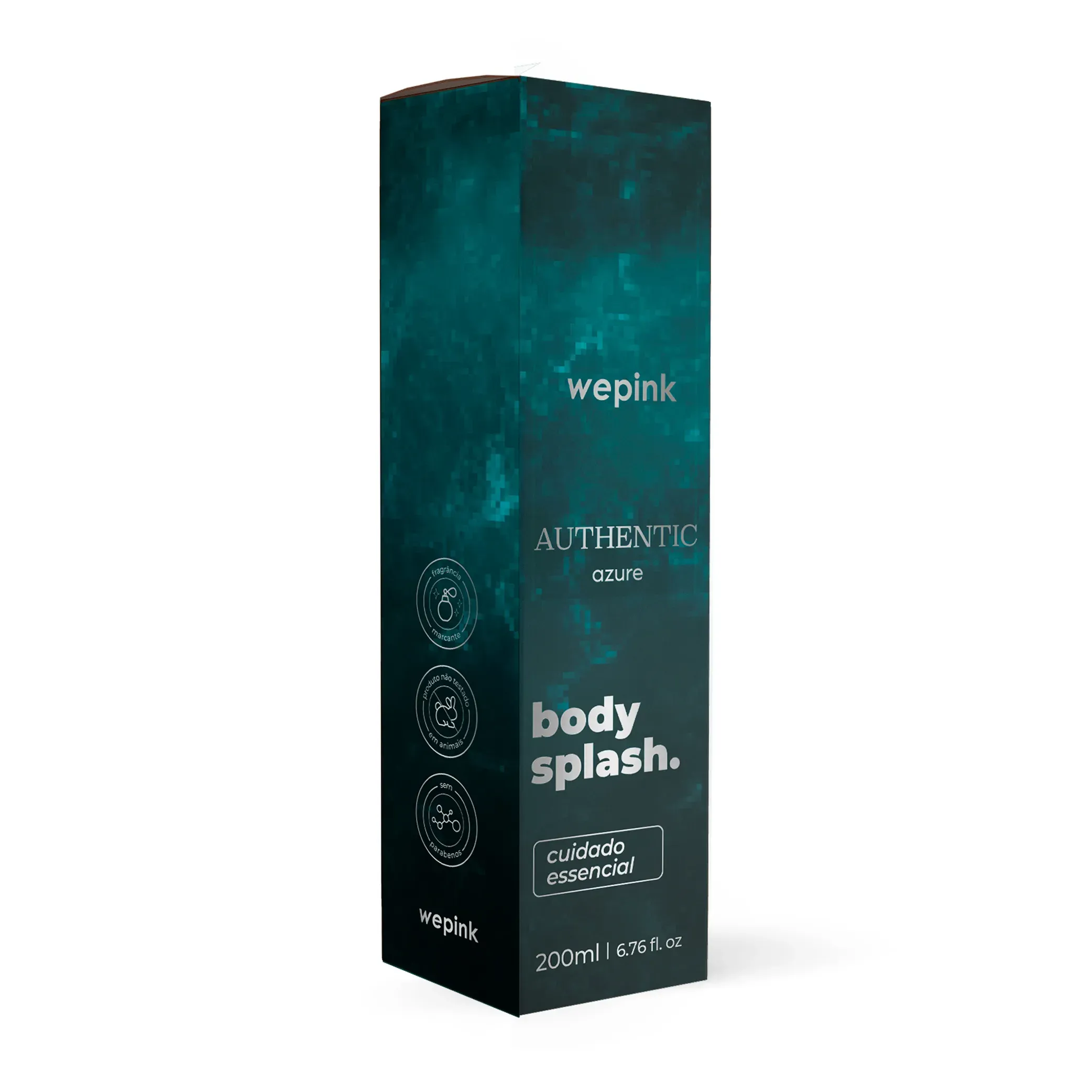 Body Splash Authentic Azure Desodorante Colônia 200ml