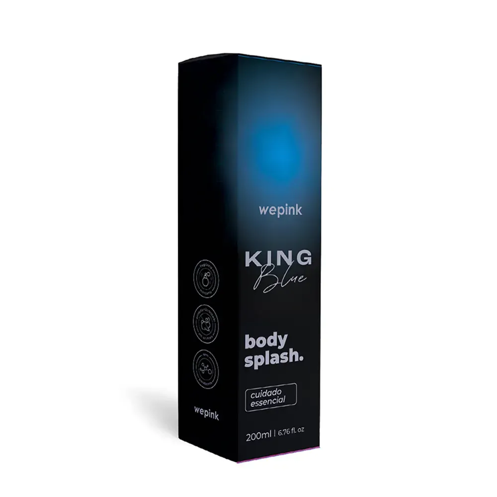 Body Splash King Blue Desodorante Colônia 200ml