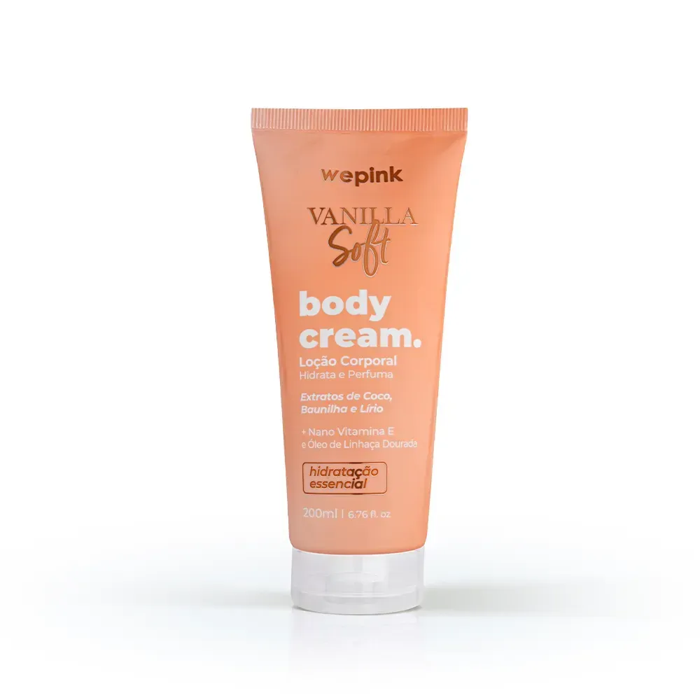 Body Cream Vanilla Soft Desodorante Hidratante 200ml