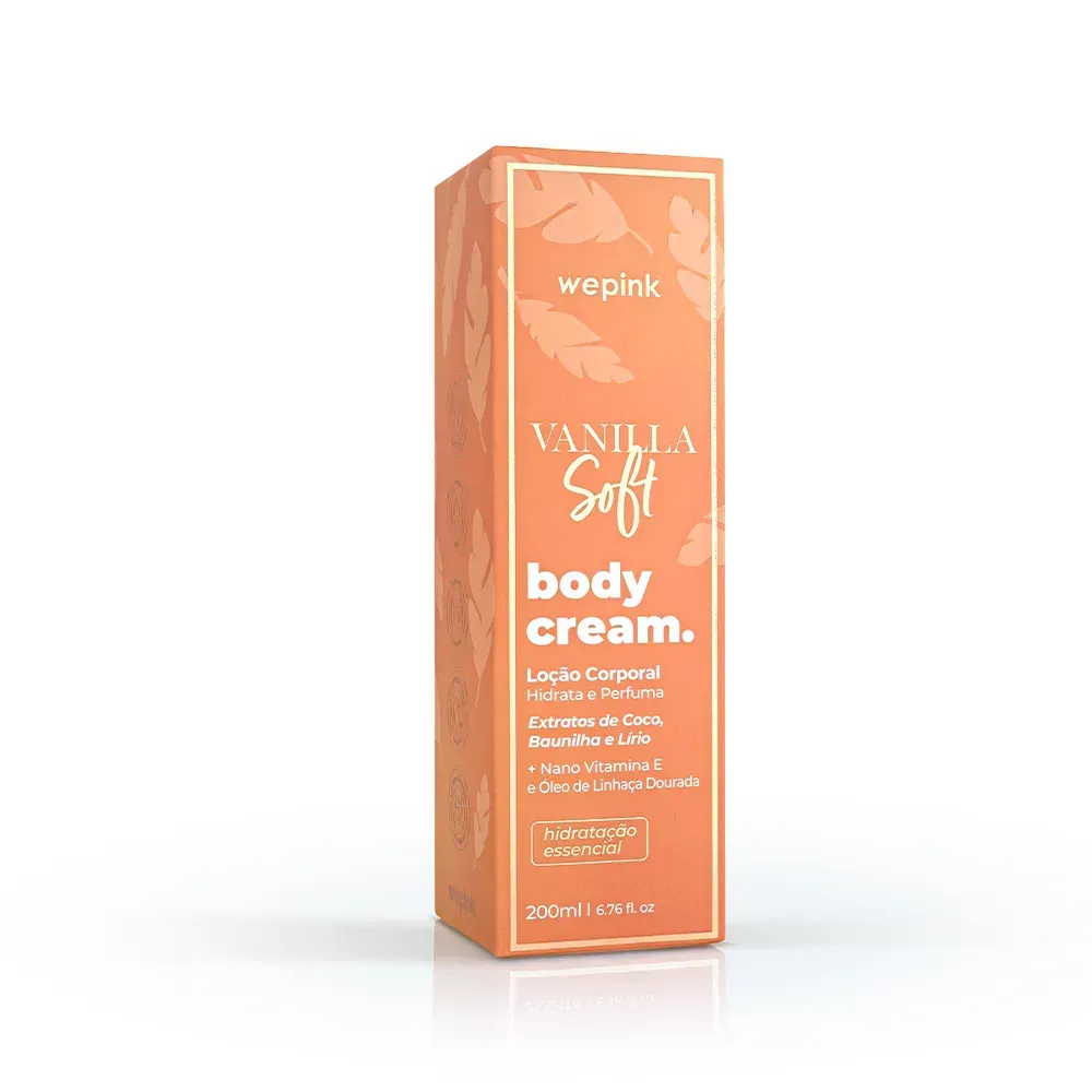 Body Cream Vanilla Soft Desodorante Hidratante 200ml