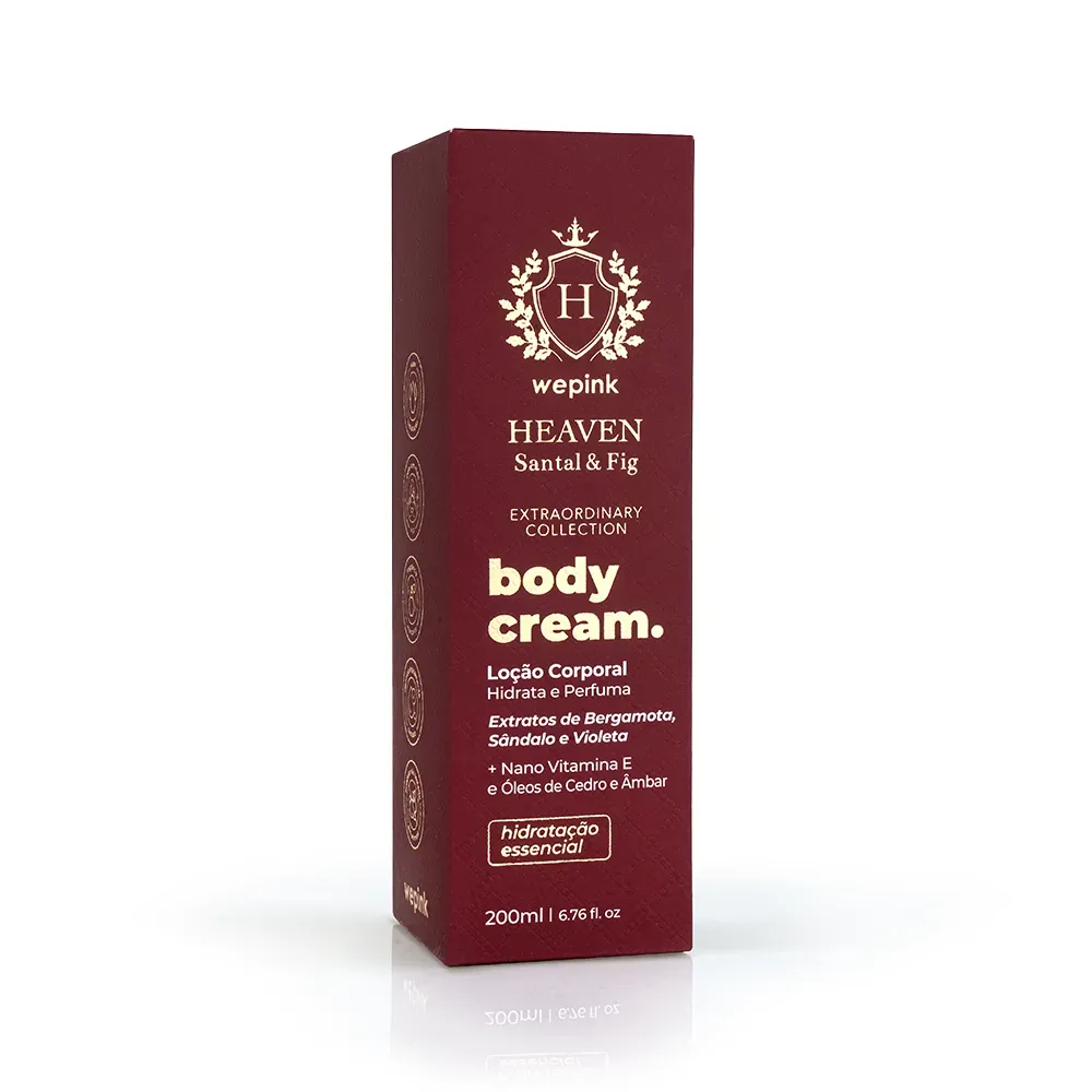 Body Cream Heaven Santal & Fig Desodorante Hidratante 200ml
