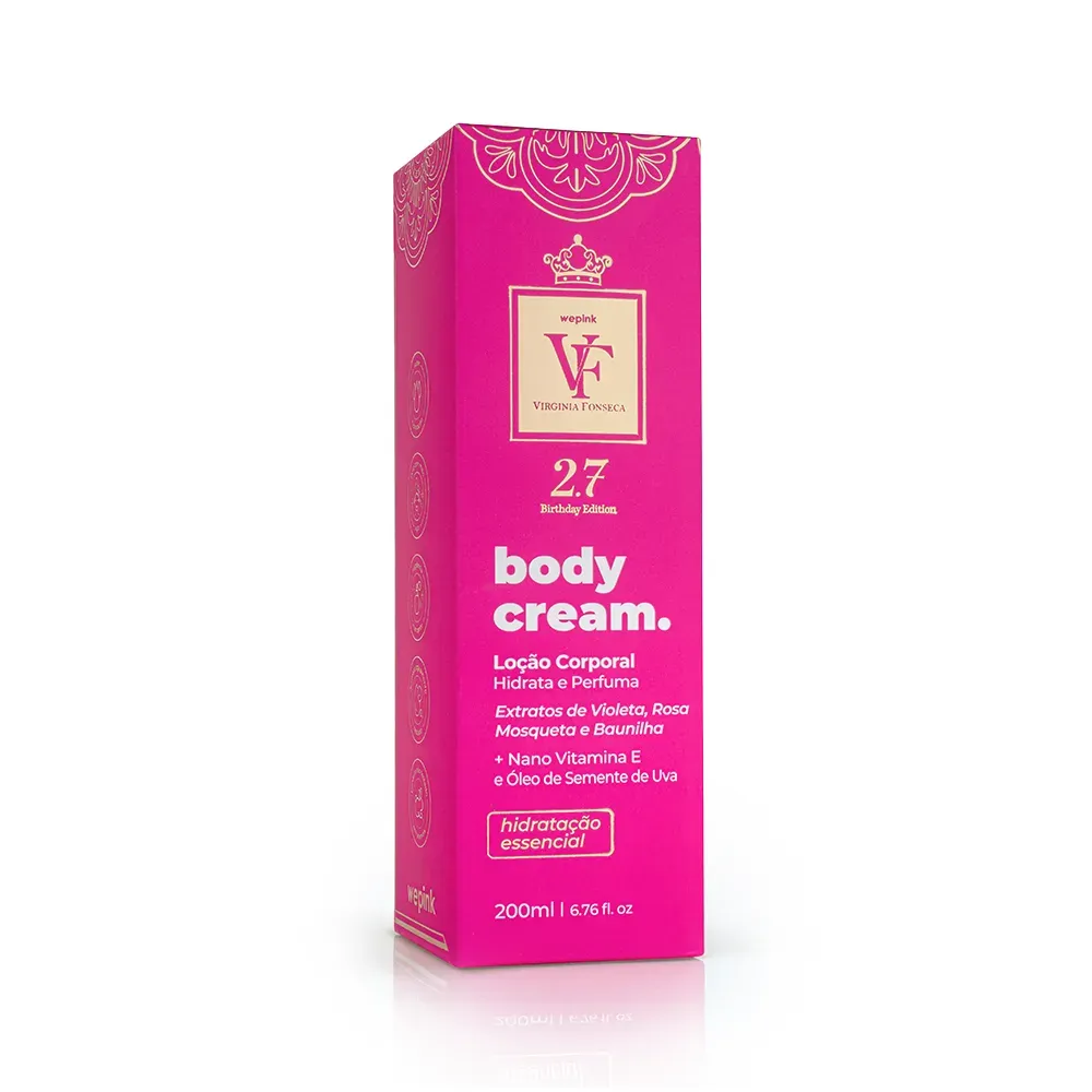 Body Cream VF 2.7 Desodorante Hidratante 200ml