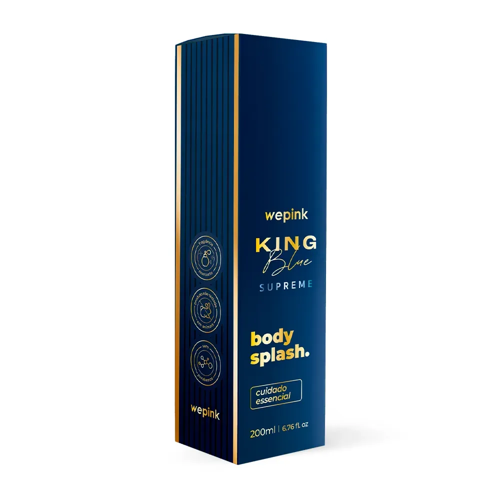 Body Splash King Blue Supreme Desodorante Colônia 200ml
