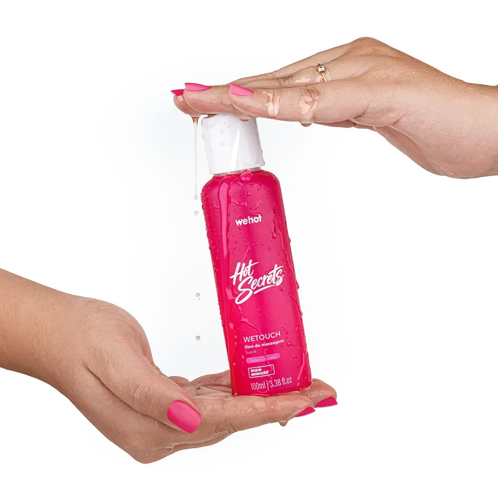 Óleo de Massagem Corporal Chiclete 100ml - Wepink Wehot