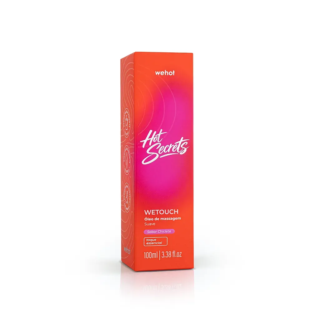Óleo de Massagem Corporal Chiclete 100ml - Wepink Wehot