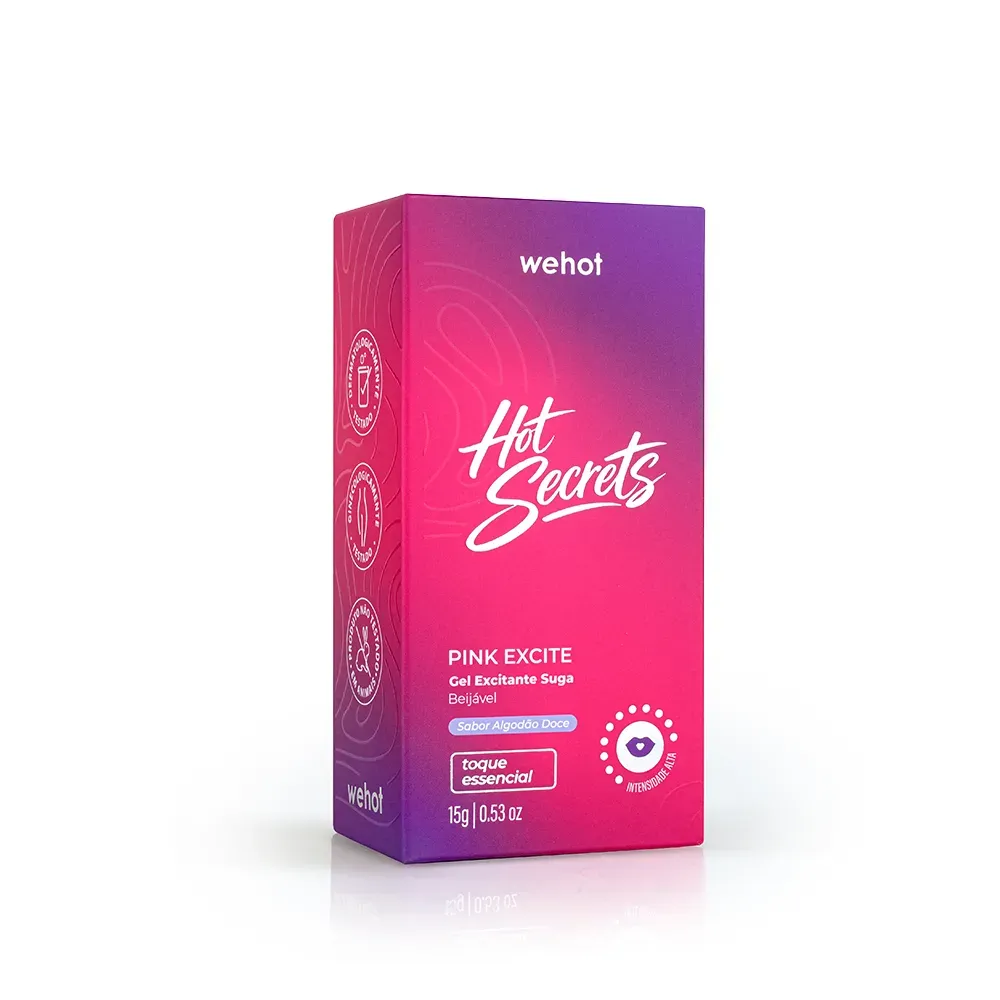 Gel Excitante Suga Algodão Doce 15g - Wepink Wehot