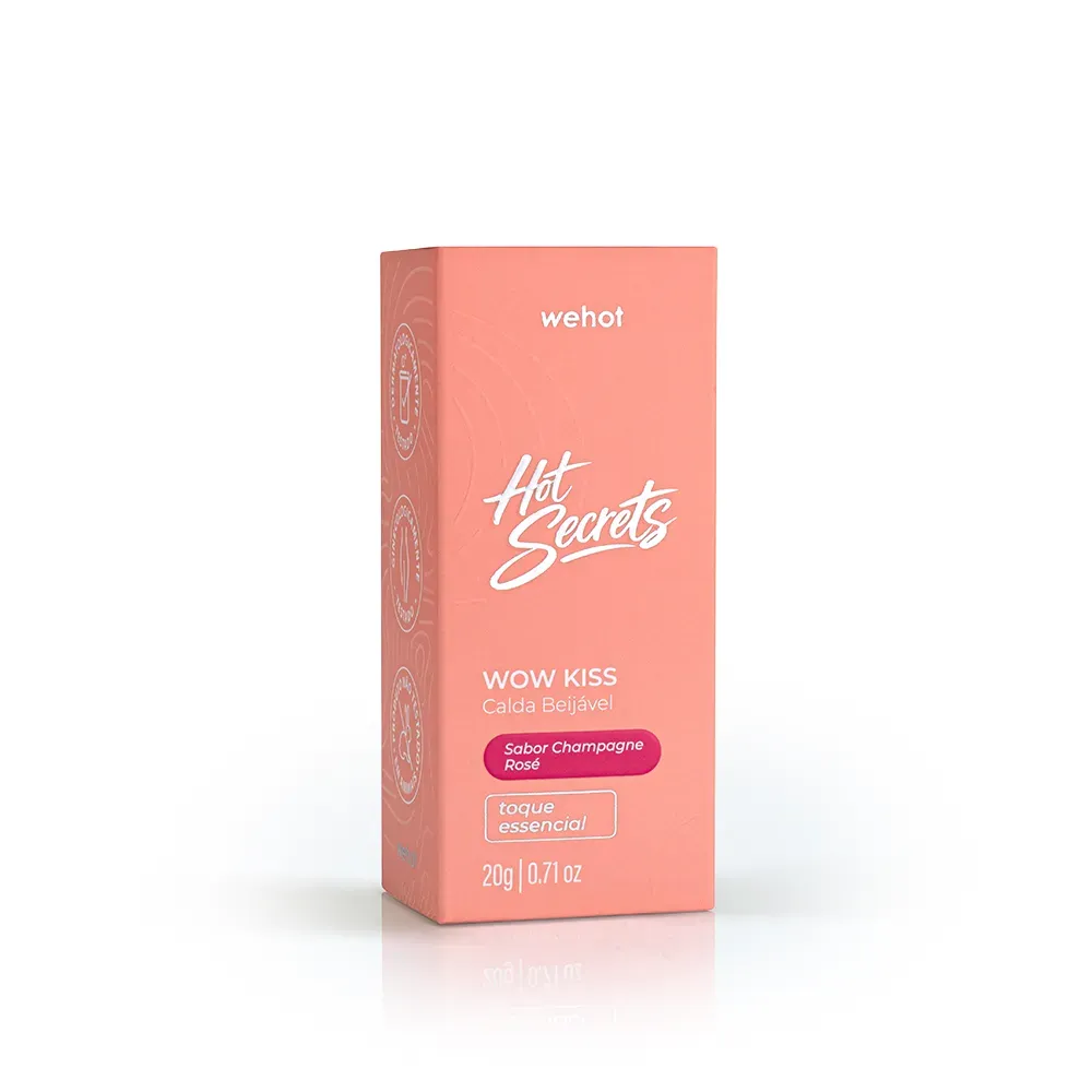 Calda Beijável Champagne Rosé 20g - Wepink Wehot