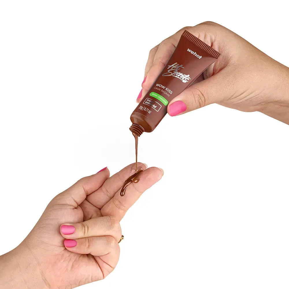 Calda Beijável Chocolate 20g - Wepink Wehot