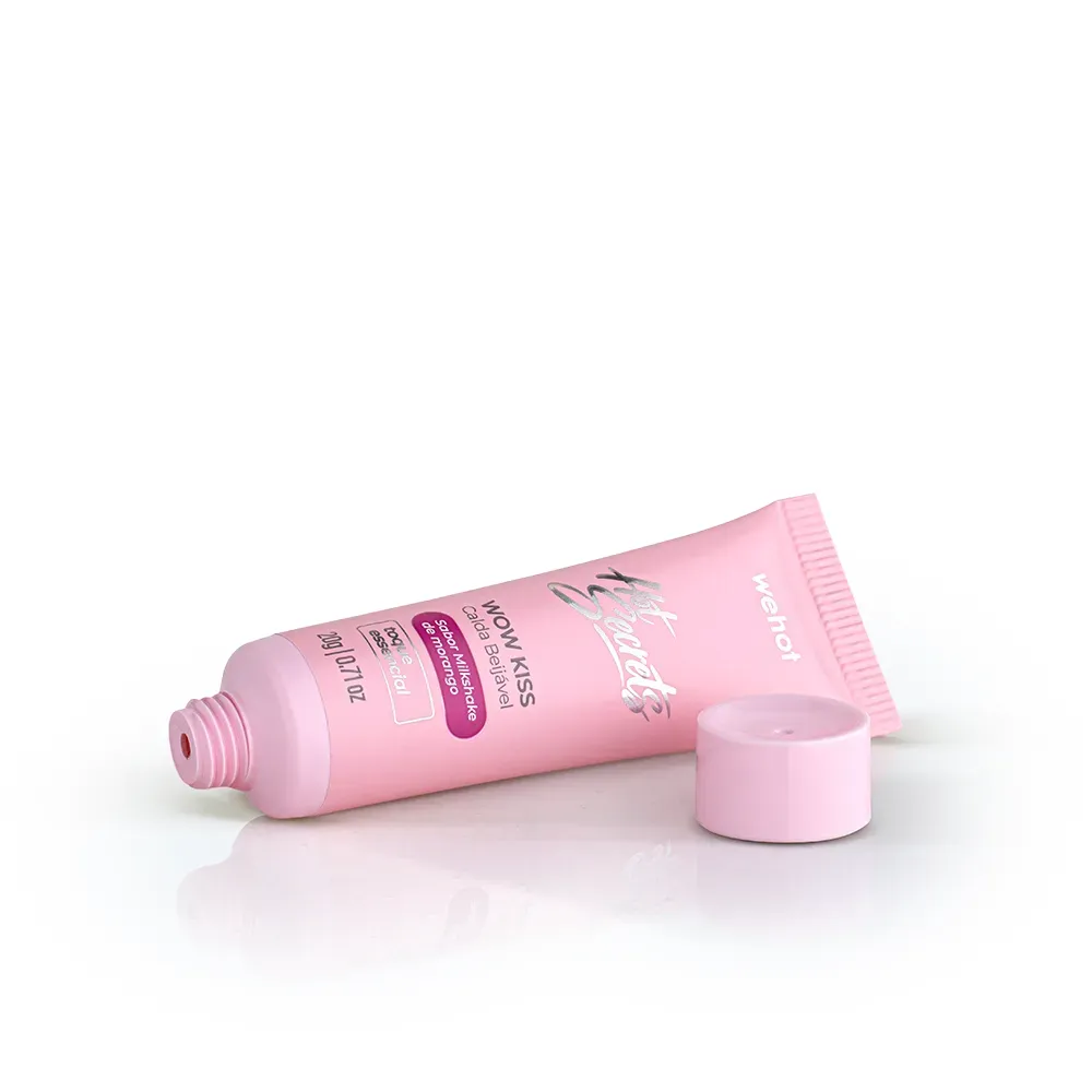 Calda Beijável Milkshake de Morango 20g - Wepink Wehot
