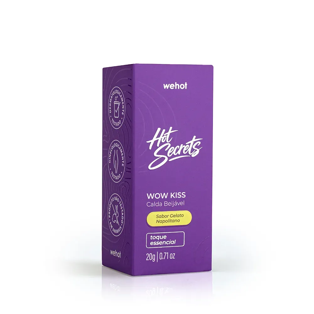 Calda Beijável Gelato Napolitano 20g - Wepink Wehot