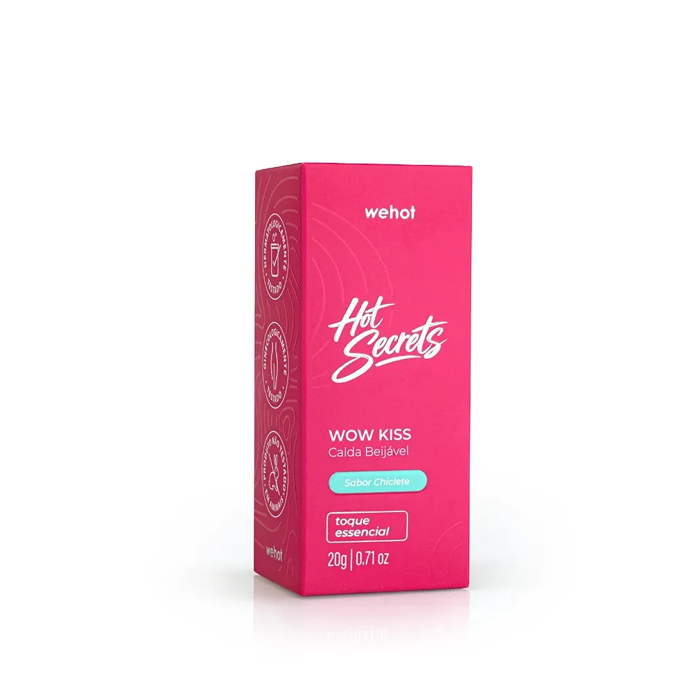 Calda Beijável Chiclete 20g - Wepink Wehot