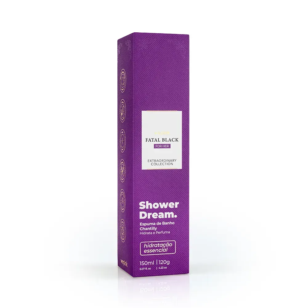 Espuma de Banho Shower Dream Fatal Black For Her 150ml