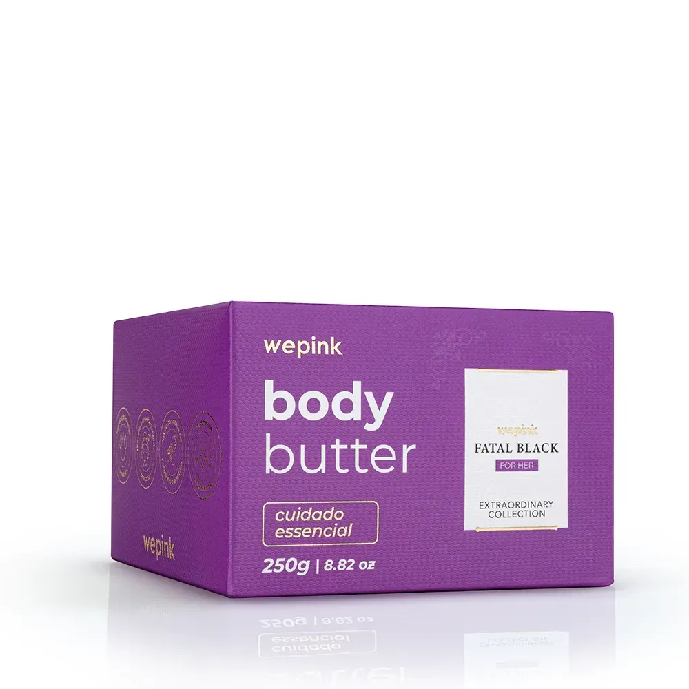 Body Butter Fatal Black For Her Manteiga Corporal 250g