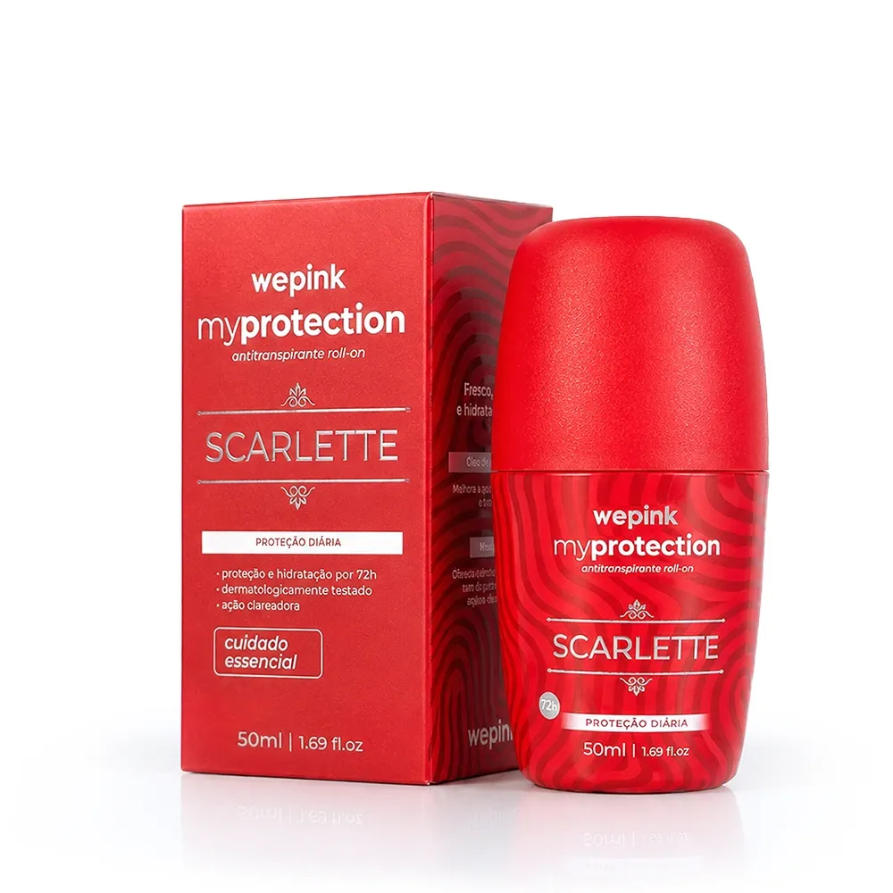Desodorante Antitranspirante Roll-on MyProtection Scarlette 50ml
