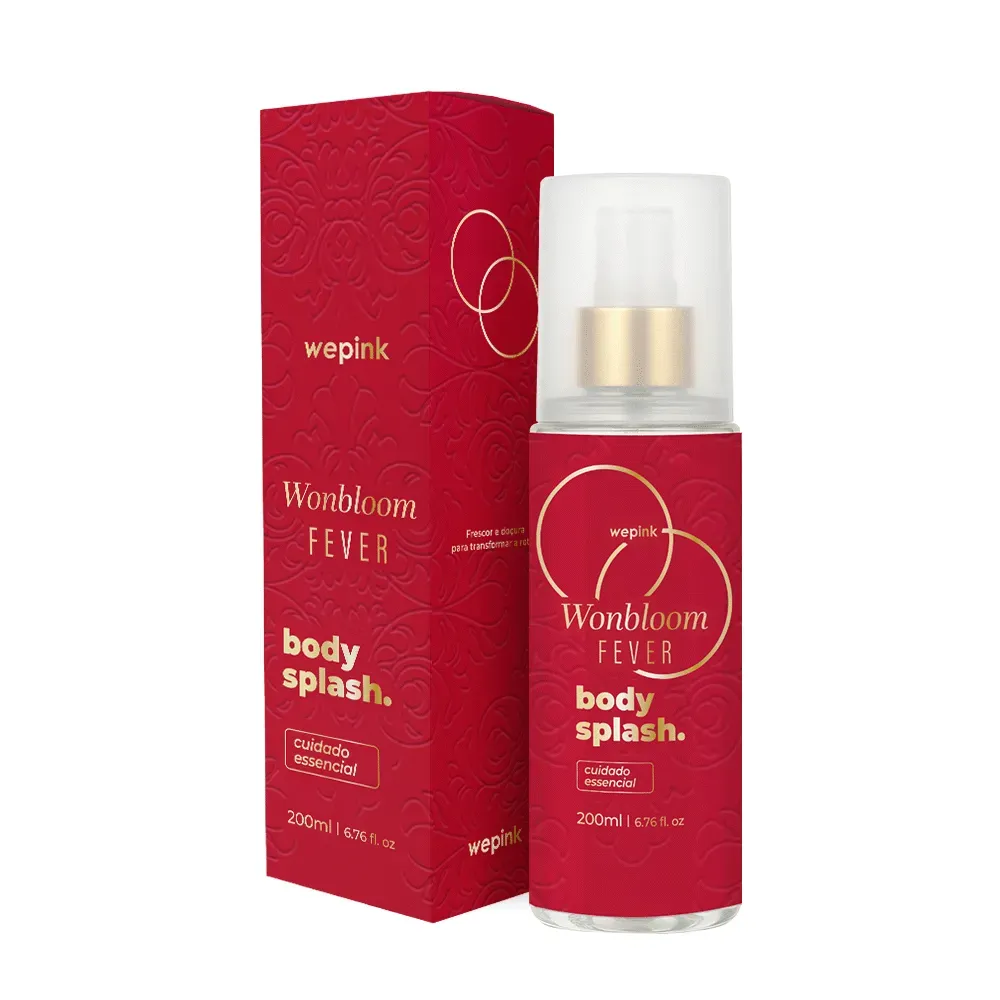 Body Splash Wonbloom Fever Desodorante Colônia 200ml
