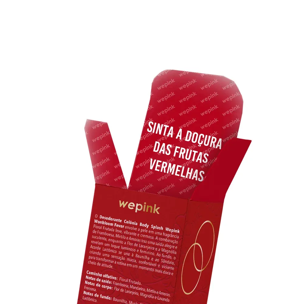 Body Splash Wonbloom Fever Desodorante Colônia 200ml