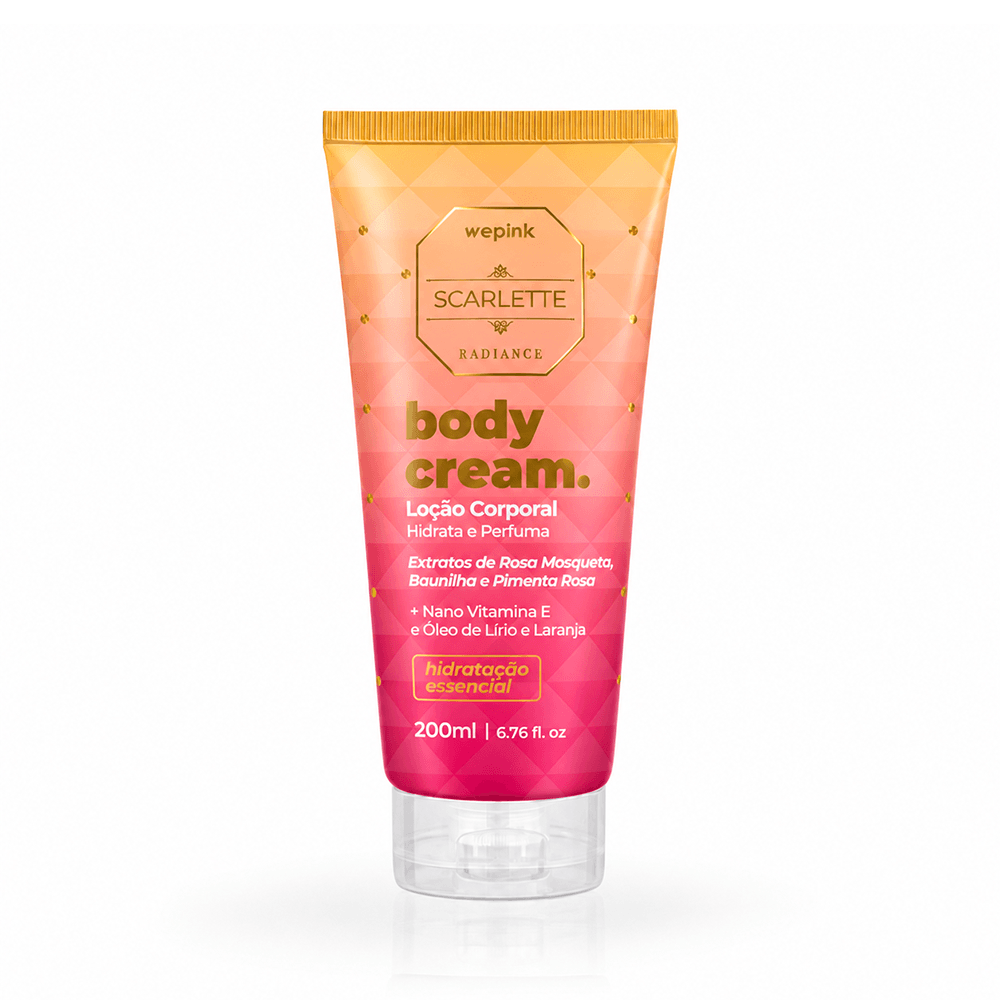 Body Cream Scarlette Radiance Desodorante Hidratante 200ml