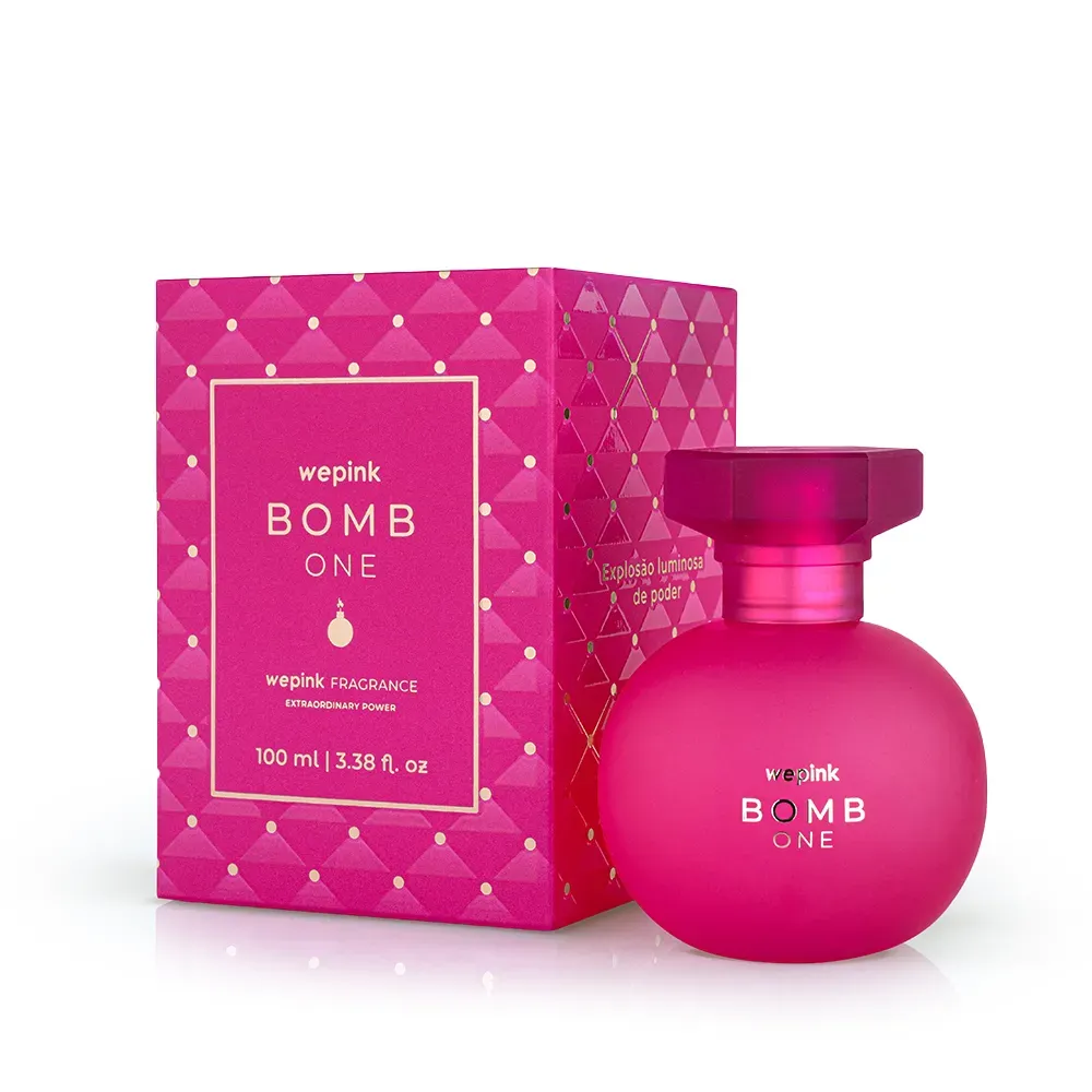 Frasco de Bomb One de Wepink, notas de Limão e Bergamota