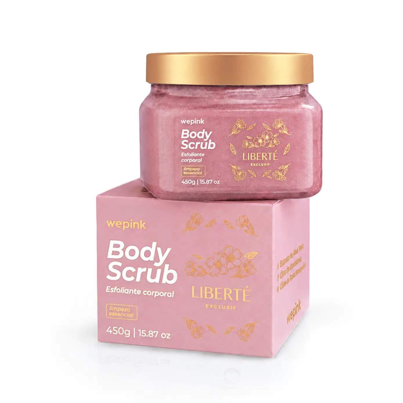 Body Scrub Liberté Exclusif Esfoliante Corporal 450g